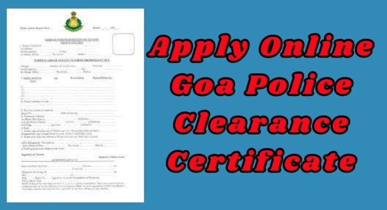 Goa Police Clearance Certificate Gaurita
